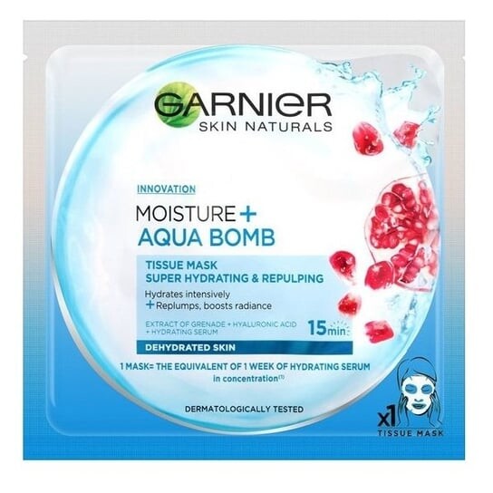 Гранатовая маска для лица для сухой и обезвоженной кожи, 32 г Garnier, Skin Naturals
Гранатовая маска для лица для сухой и обезвоженной кожи, 32 г Garnier, Skin Naturals