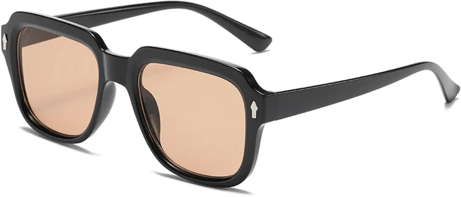 Модные минималистичные солнцезащитные очки для женщин в крупной оправе, винтажные очки с защитой от УФ-излучения UV400, стильные винтажные очки TKKTLLT, Black Brown
Модные минималистичные солнцезащитные очки для женщин в крупной оправе, винтажные очки с защитой от УФ-излучения UV400, стильные винтажные очки TKKTLLT, Black Brown