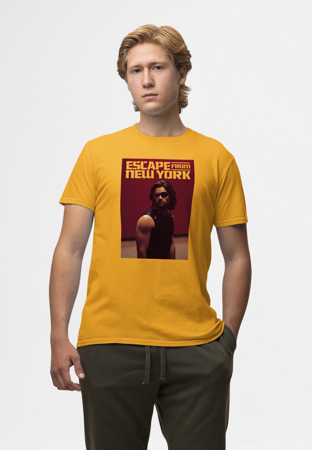 Футболка с принтом ESCAPE FROM NEW YORK SNAKE PLISSKEN STILL Henry Tiger, горчичный
Футболка с принтом ESCAPE FROM NEW YORK SNAKE PLISSKEN STILL Henry Tiger, горчичный