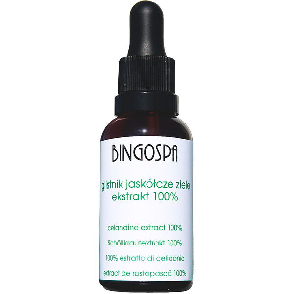 Экстракт чистотела 100% от бородавок и папиллом, 30 мл Bingospa
Экстракт чистотела 100% от бородавок и папиллом, 30 мл Bingospa