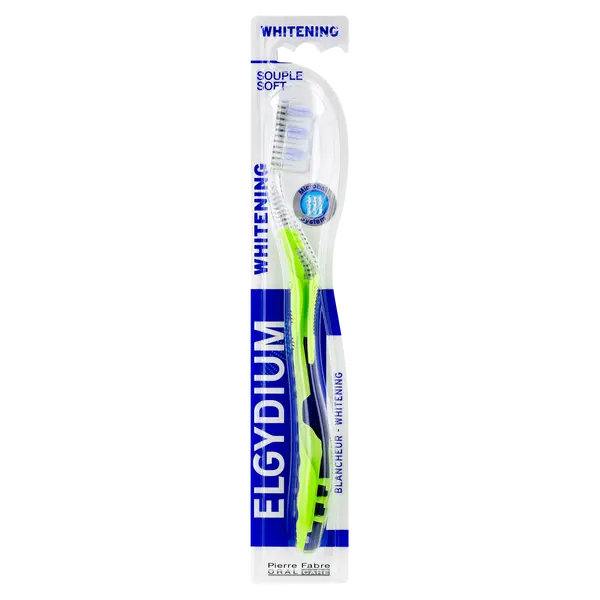 Мягкая щеточка для отбеливания, 1 шт. Elgydium Whitening
Мягкая щеточка для отбеливания, 1 шт. Elgydium Whitening