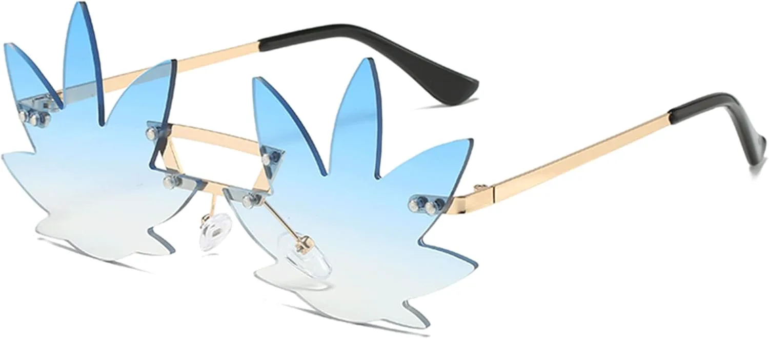 Солнцезащитные очки YAMEIZE в форме кленового листа — стильные очки для фестивалей, вечеринок, рейвов, Хэллоуина и Рождества, для женщин и мужчин, Gold Blue
Солнцезащитные очки YAMEIZE в форме кленового листа — стильные очки для фестивалей, вечеринок, рейвов, Хэллоуина и Рождества, для женщин и мужчин, Gold Blue