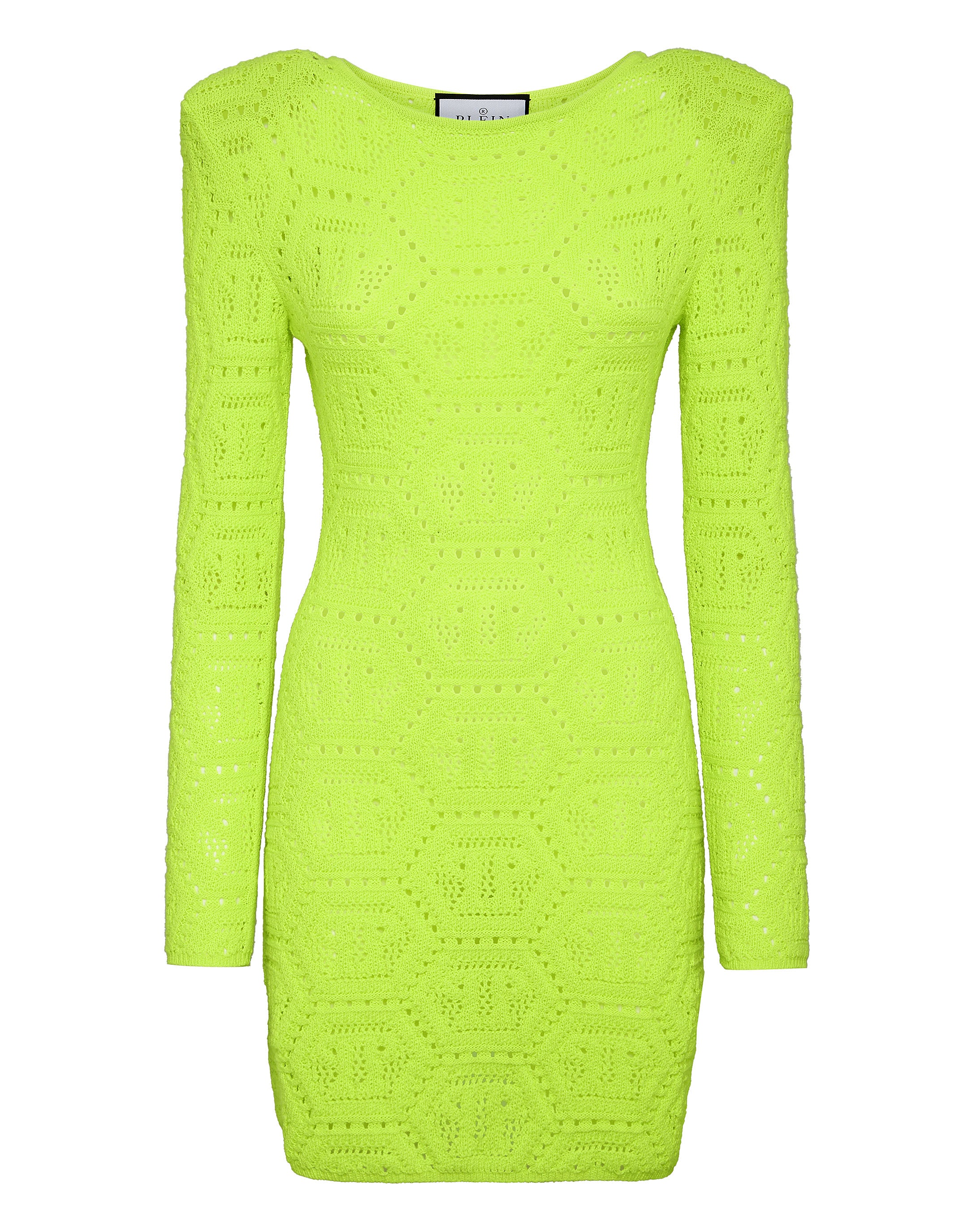 Трикотажное мини-платье Fluo с монограммой PHILIPP PLEIN, цвет yellow fluo
Трикотажное мини-платье Fluo с монограммой PHILIPP PLEIN, цвет yellow fluo