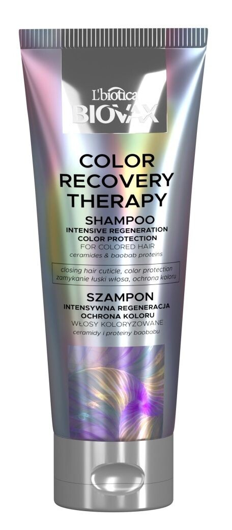 Biovax Recovery Color Therapy шампунь, 200 ml
Biovax Recovery Color Therapy шампунь, 200 ml