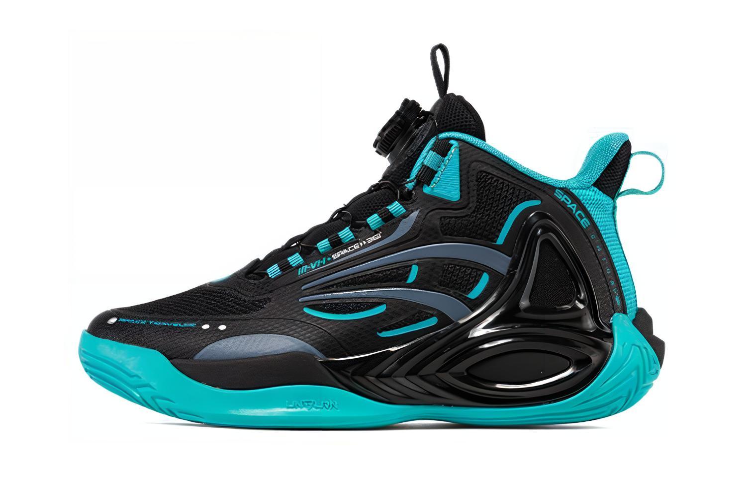 361°KIDS Скользоустойчивые баскетбольные кроссовки Mid-Top для детей Black Cyan подростки
361°KIDS Скользоустойчивые баскетбольные кроссовки Mid-Top для детей Black Cyan подростки