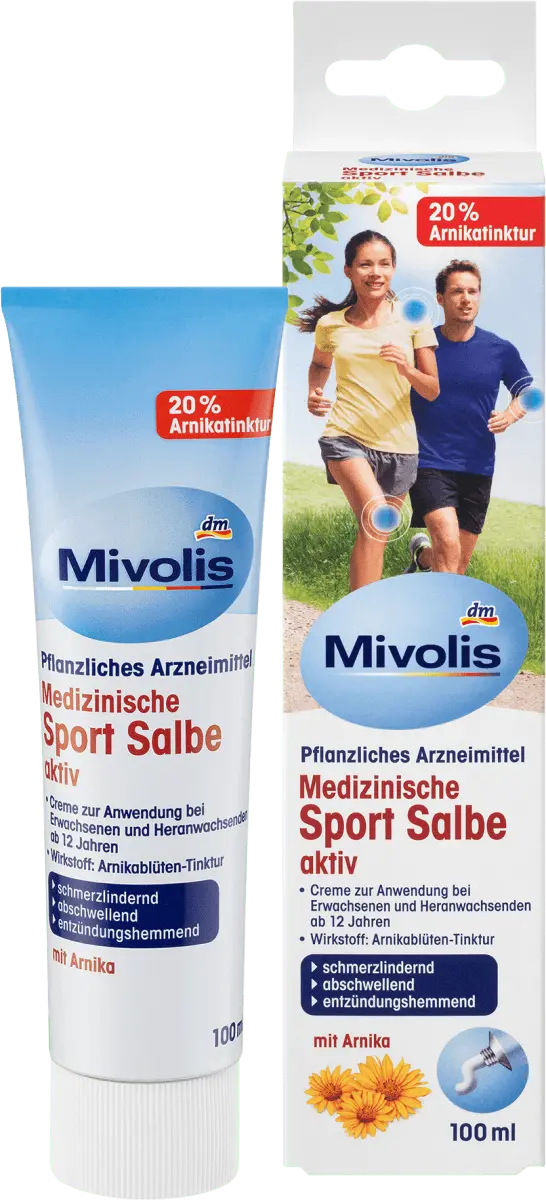 Мазь лечебная спортивная активная 100мл Mivolis
Мазь лечебная спортивная активная 100мл Mivolis