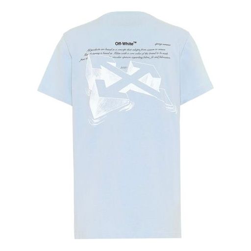 Футболка arrows sketch printed short sleeve Off-White, голубой
Футболка arrows sketch printed short sleeve Off-White, голубой