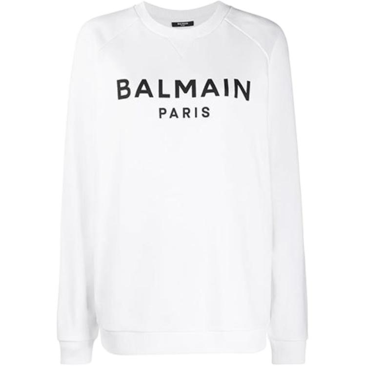 Свитшот с принтом логотипа BALMAIN, белый
Свитшот с принтом логотипа BALMAIN, белый