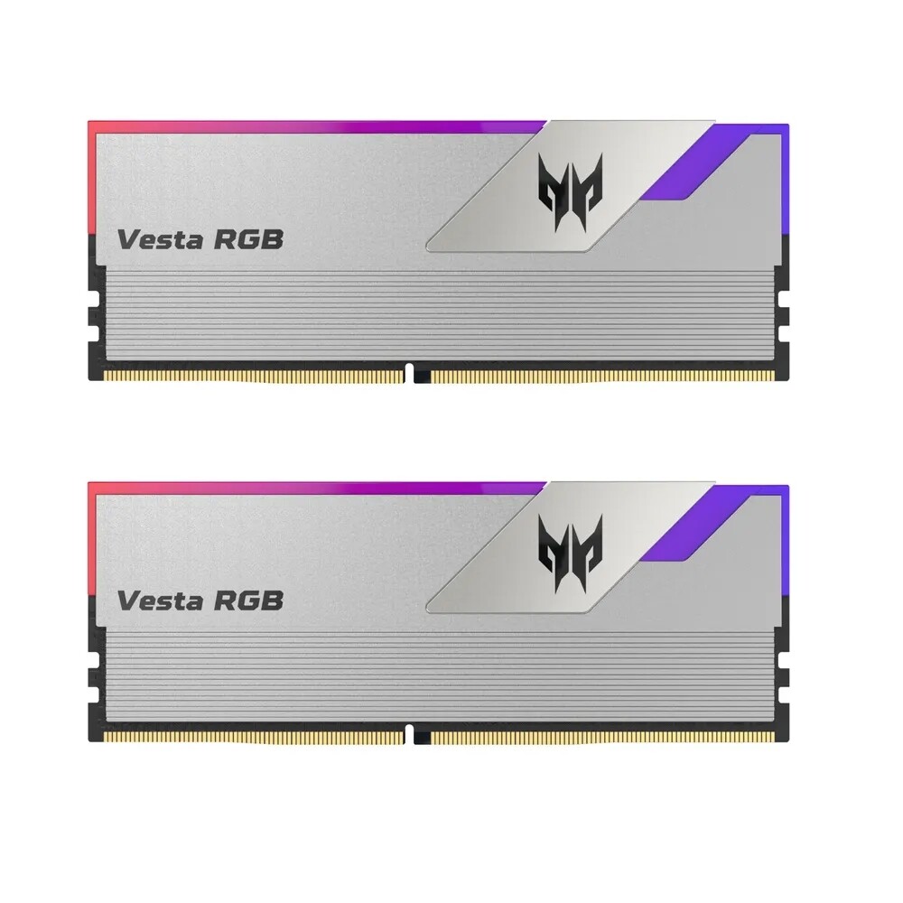 Модуль памяти Acer Predator Vesta B-die, 16 ГБ DDR4 (2 x 8ГБ), 4000 МГц, BL.9BWWR.323, серебристый
Модуль памяти Acer Predator Vesta B-die, 16 ГБ DDR4 (2 x 8ГБ), 4000 МГц, BL.9BWWR.323, серебристый