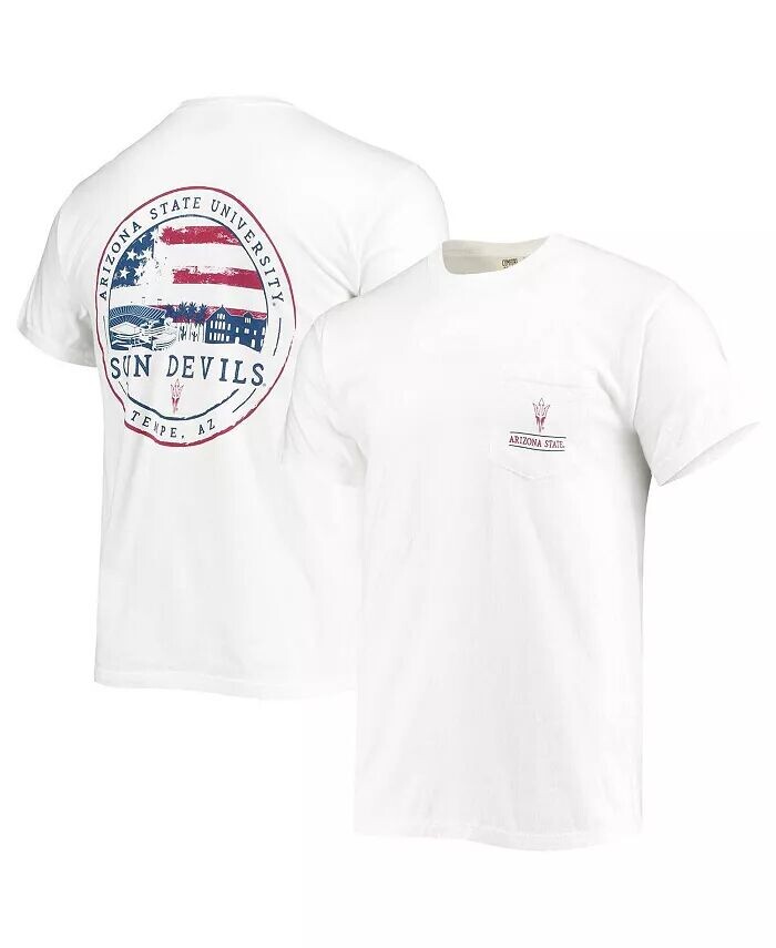 Мужская белая футболка Arizona State Sun Devils Campus Americana Image One, белый
Мужская белая футболка Arizona State Sun Devils Campus Americana Image One, белый
