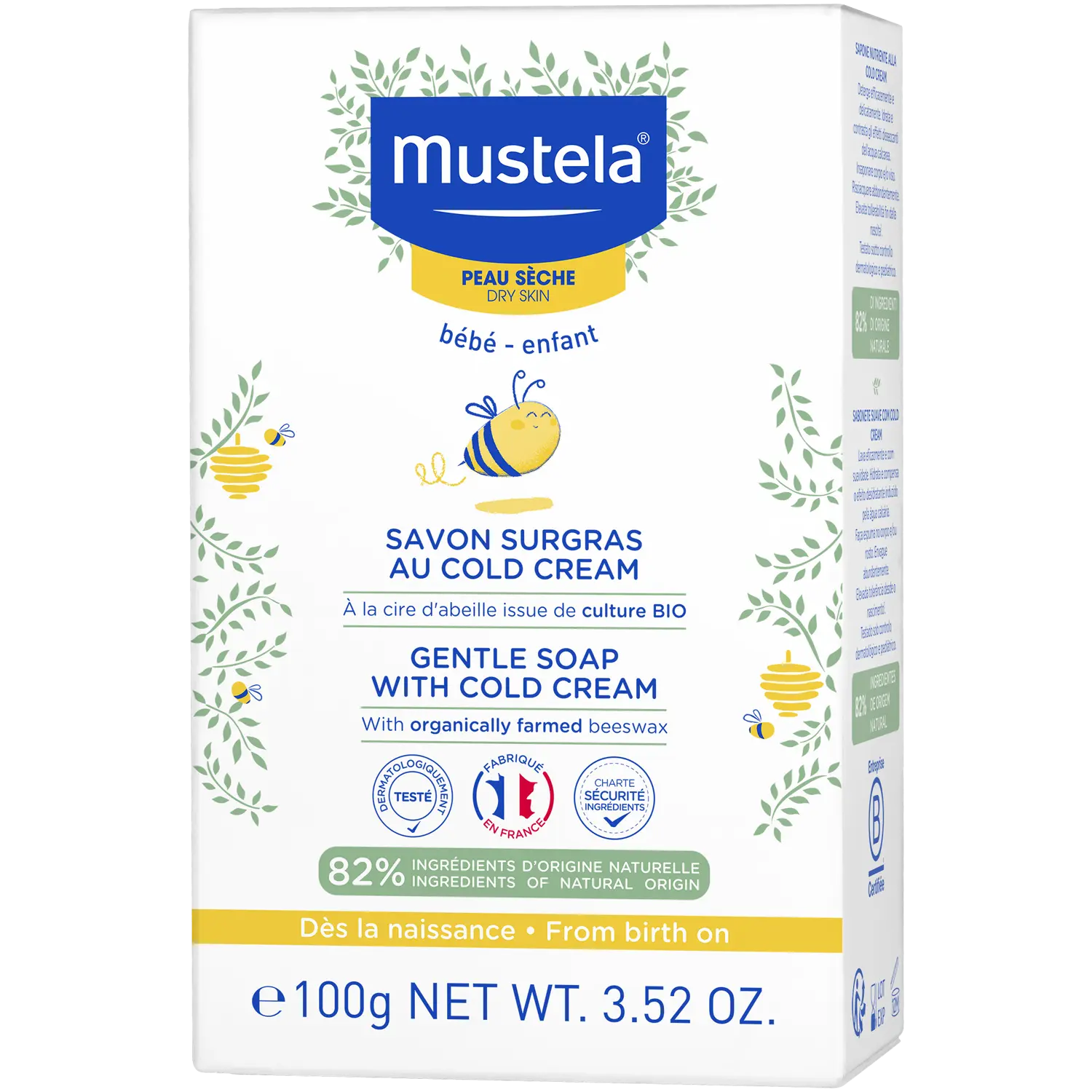 Mustela Cold Cream мыло, 100 г
Mustela Cold Cream мыло, 100 г