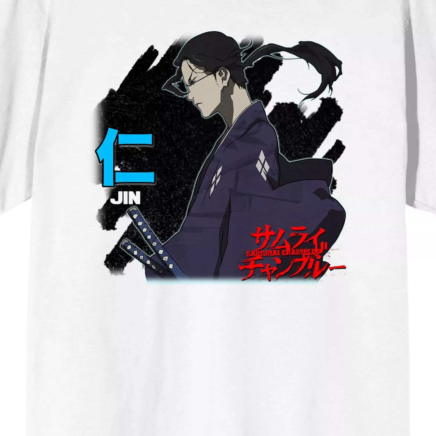 Мужская футболка Samurai Champloo Jin Kanji Licensed Character
Мужская футболка Samurai Champloo Jin Kanji Licensed Character