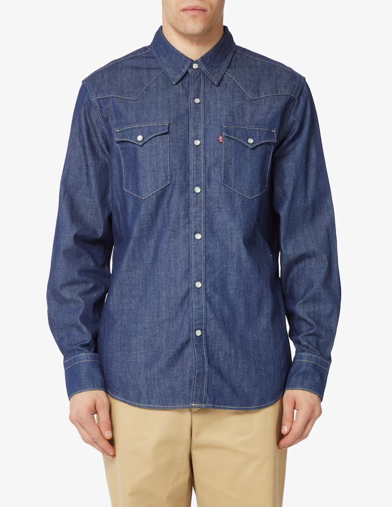 Рубашка западного стандарта Levi's, синий
Рубашка западного стандарта Levi's, синий