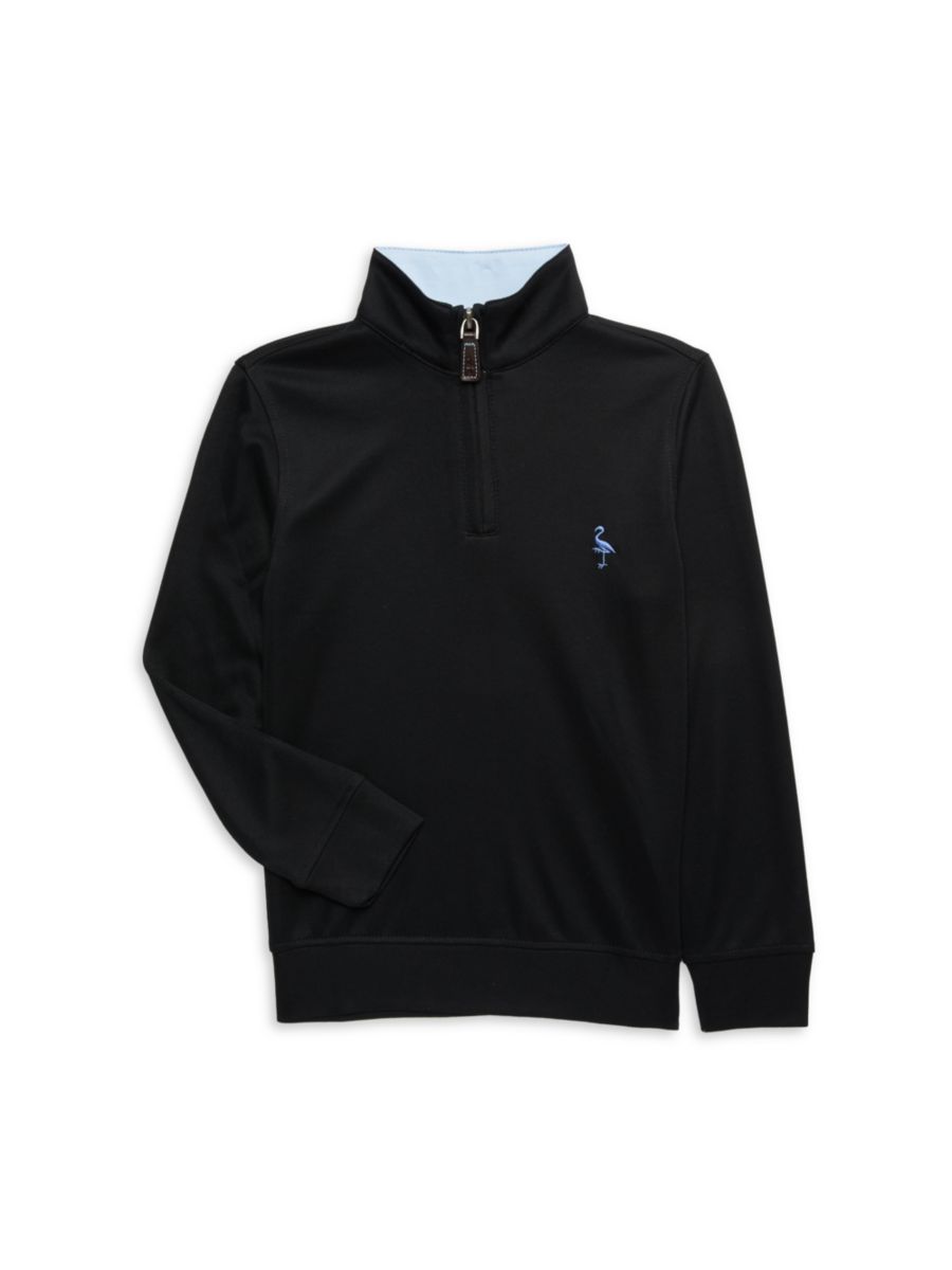 Свитер-пуловер с застежкой-молнией на четверть длины для мальчика TailorByrd, черный
Свитер-пуловер с застежкой-молнией на четверть длины для мальчика TailorByrd, черный