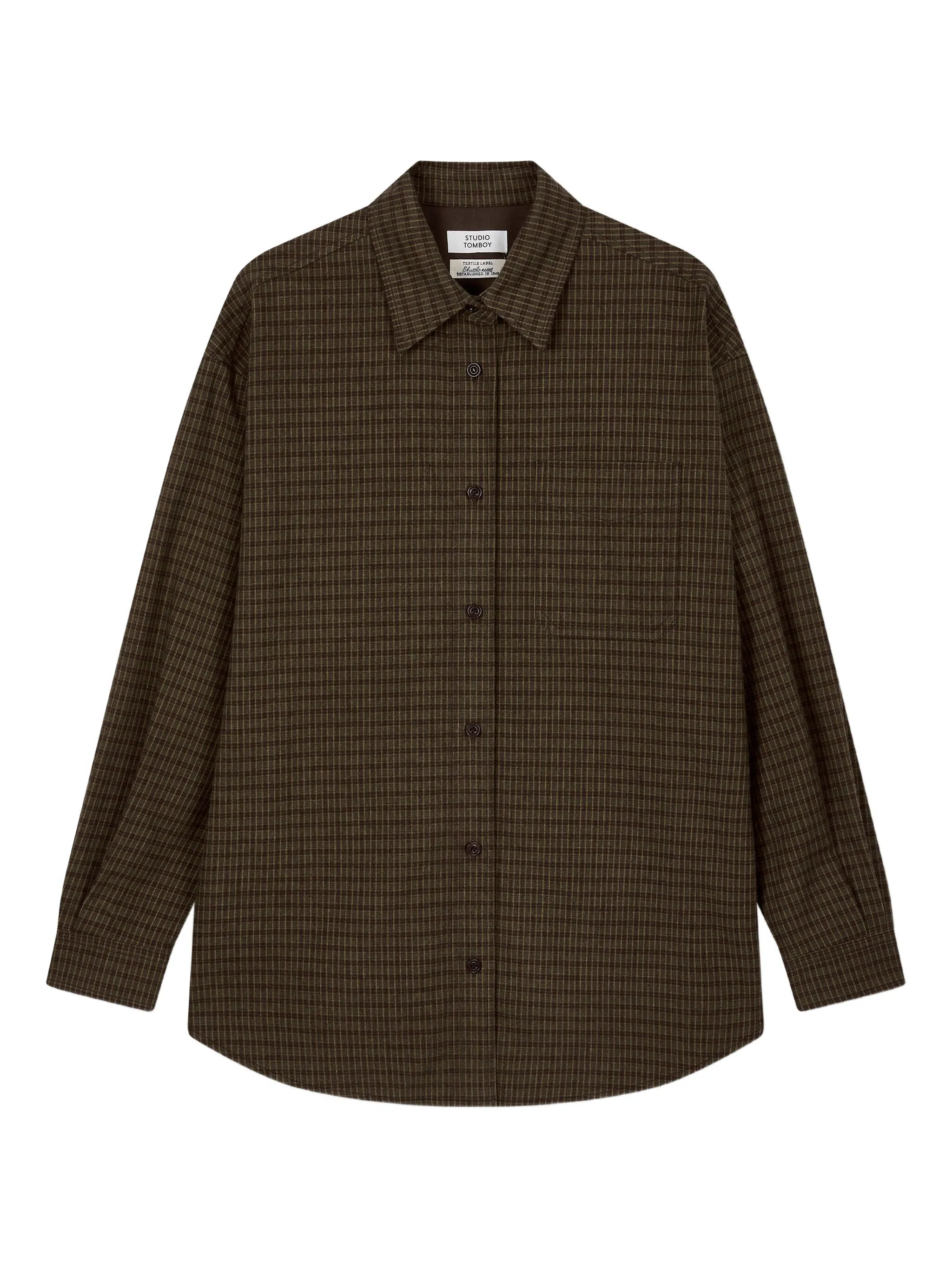 Клетчатая рубашка Tomboy, коричневый
Клетчатая рубашка Tomboy, коричневый
