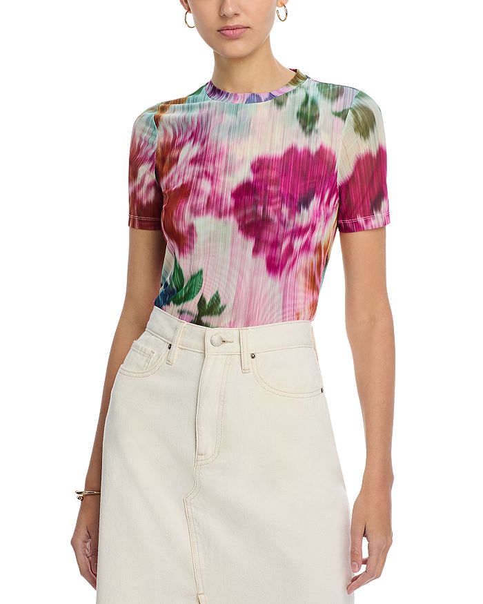 Футболка с коротким рукавом из сетчатой ткани Johnny Was, мультиколор
Футболка с коротким рукавом из сетчатой ткани Johnny Was, мультиколор