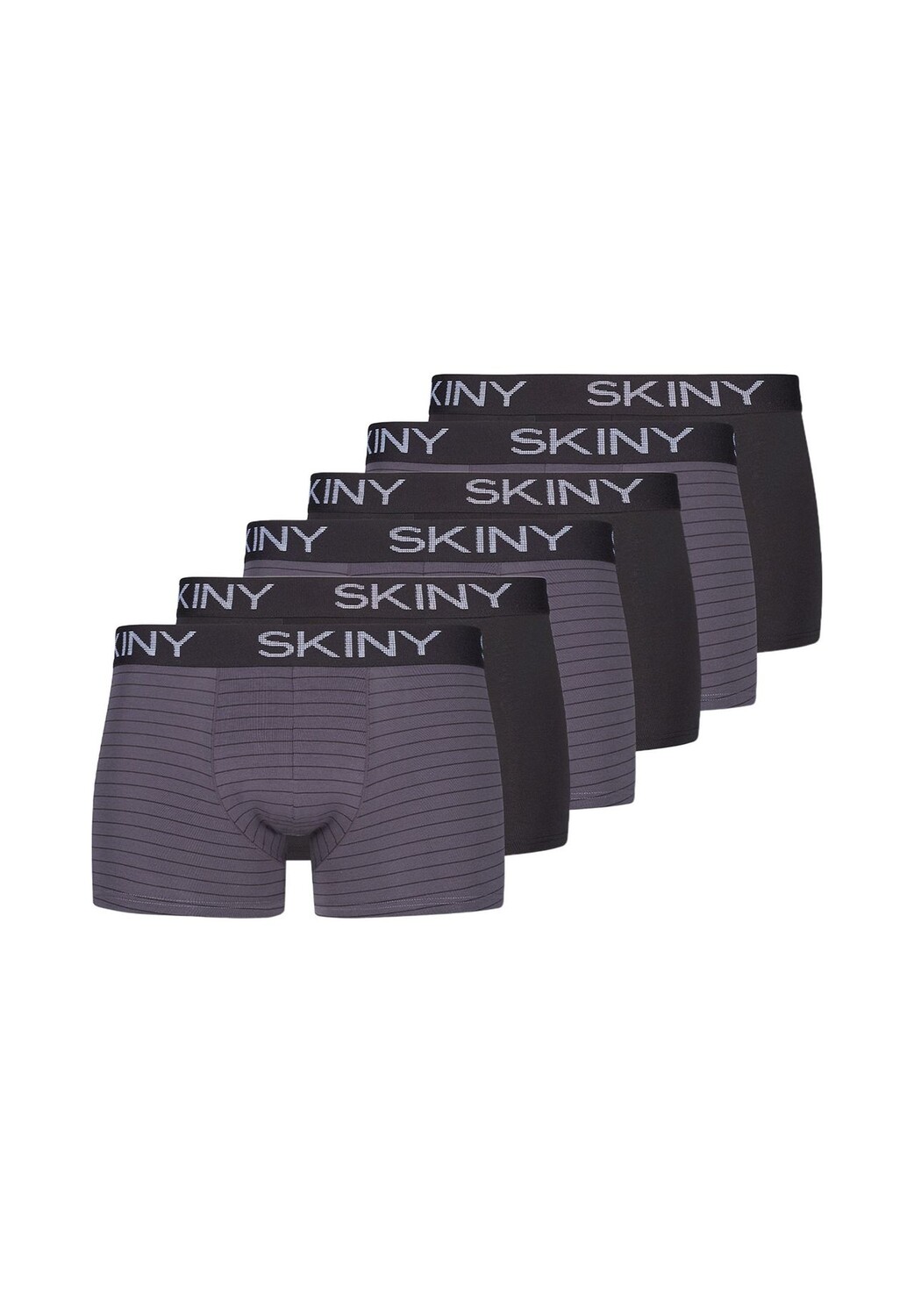 Шорты/брюки в стиле ретро, набор из 6 шт. хлопка SKINY, цвет Anthracite Stripe Selection
Шорты/брюки в стиле ретро, набор из 6 шт. хлопка SKINY, цвет Anthracite Stripe Selection