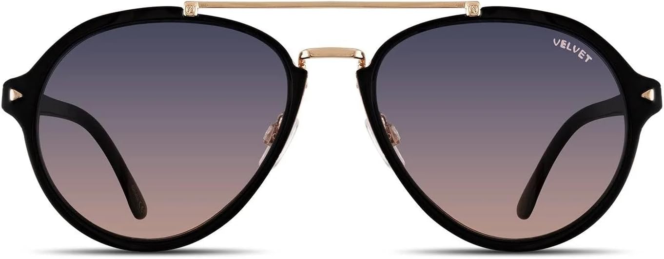 Солнцезащитные очки-авиаторы Velvet Eyewear для женщин, модель Jesse, черный цвет - 100% защита от УФ-излучения - разработаны для женщин - произведено в США, размер Medium, Black
Солнцезащитные очки-авиаторы Velvet Eyewear для женщин, модель Jesse, черный цвет - 100% защита от УФ-излучения - разработаны для женщин - произведено в США, размер Medium, Black