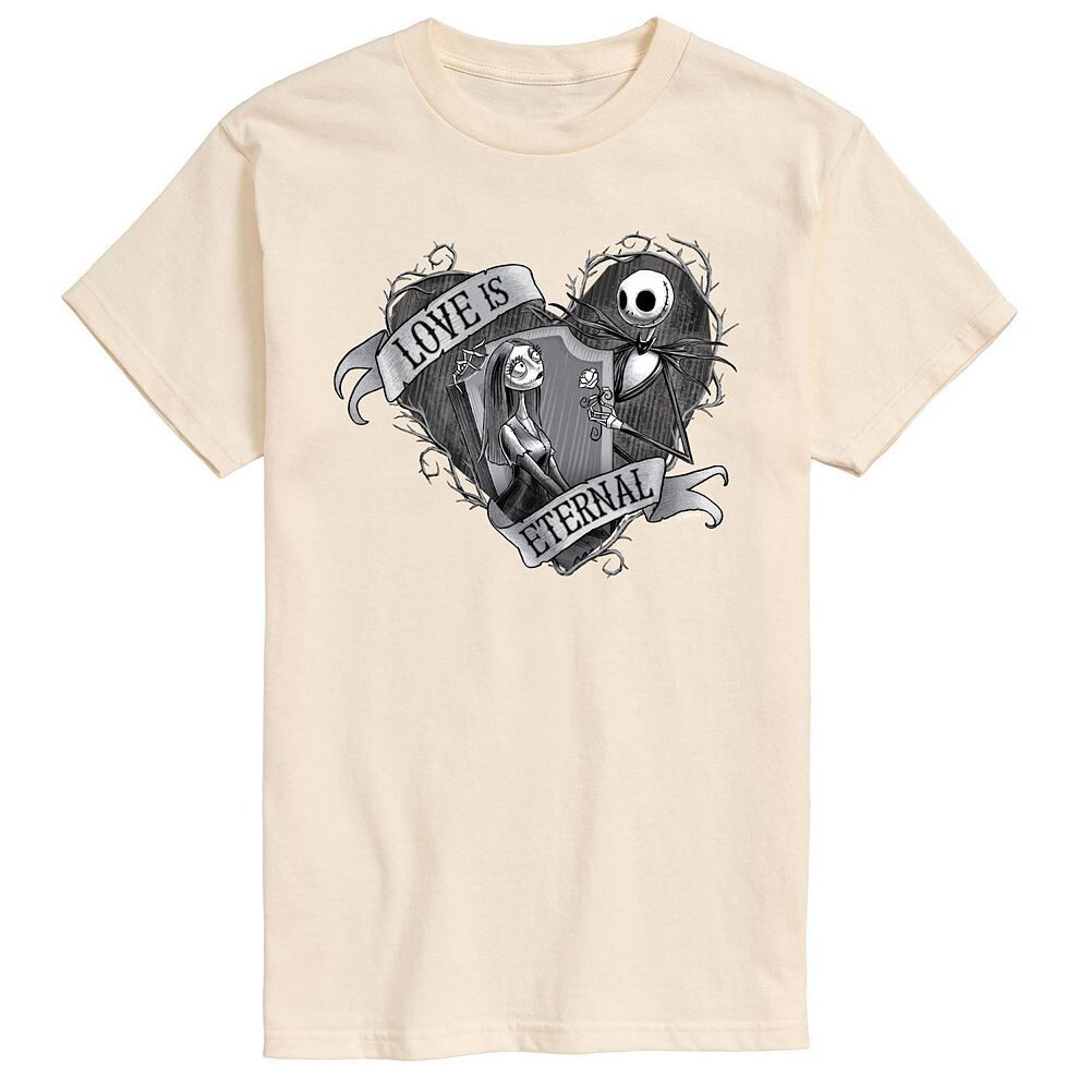 Мужская футболка с рисунком Disney's Nightmare Before Christmas Jack Sally, цвет Cream
Мужская футболка с рисунком Disney's Nightmare Before Christmas Jack Sally, цвет Cream