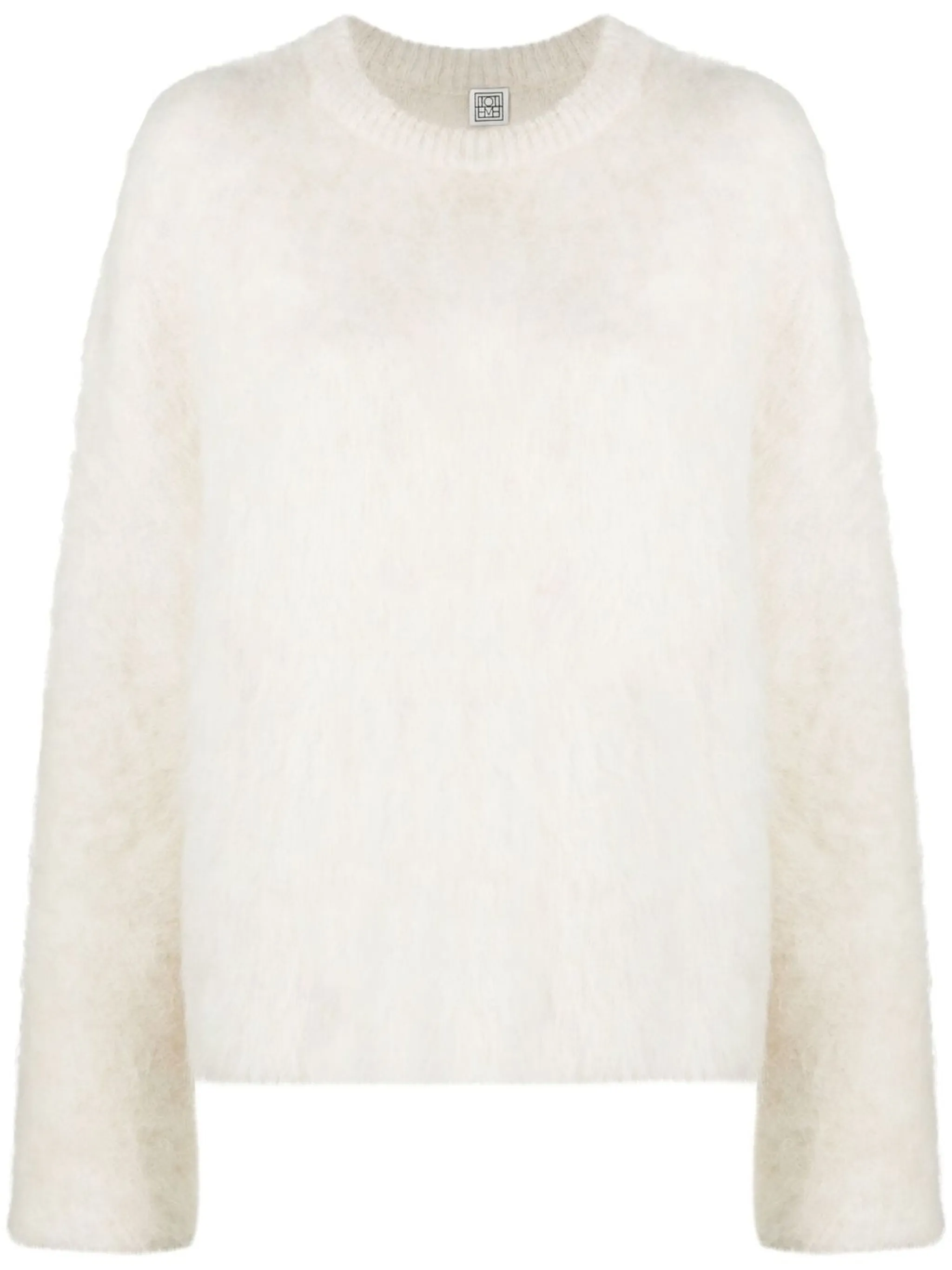 Джемпер с круглым вырезом Toteme, белый
Джемпер с круглым вырезом Toteme, белый