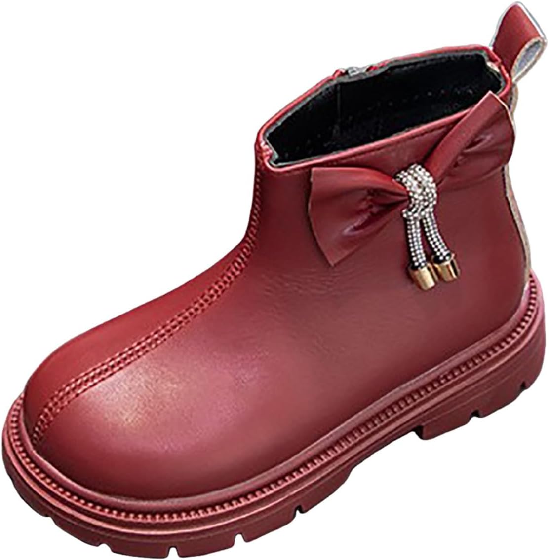 Детские ботильоны IWIHMIV для девочек, модные короткие сапожки с толстой подошвой и круглым носком, на молнии для малышей, Wine
Детские ботильоны IWIHMIV для девочек, модные короткие сапожки с толстой подошвой и круглым носком, на молнии для малышей, Wine