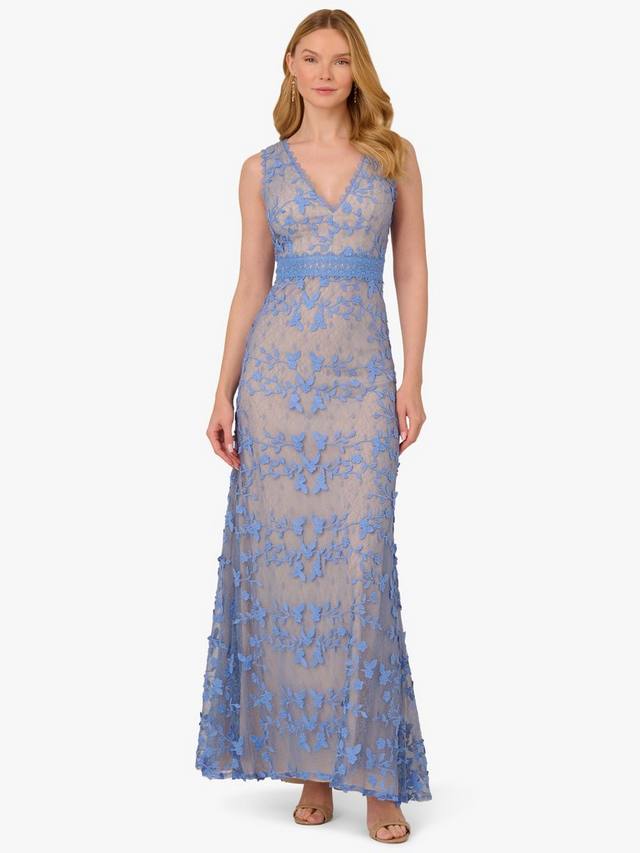 Вышитое кружевное платье с v-образным вырезом Adrianna Papell, цвет Peri Blue
Вышитое кружевное платье с v-образным вырезом Adrianna Papell, цвет Peri Blue