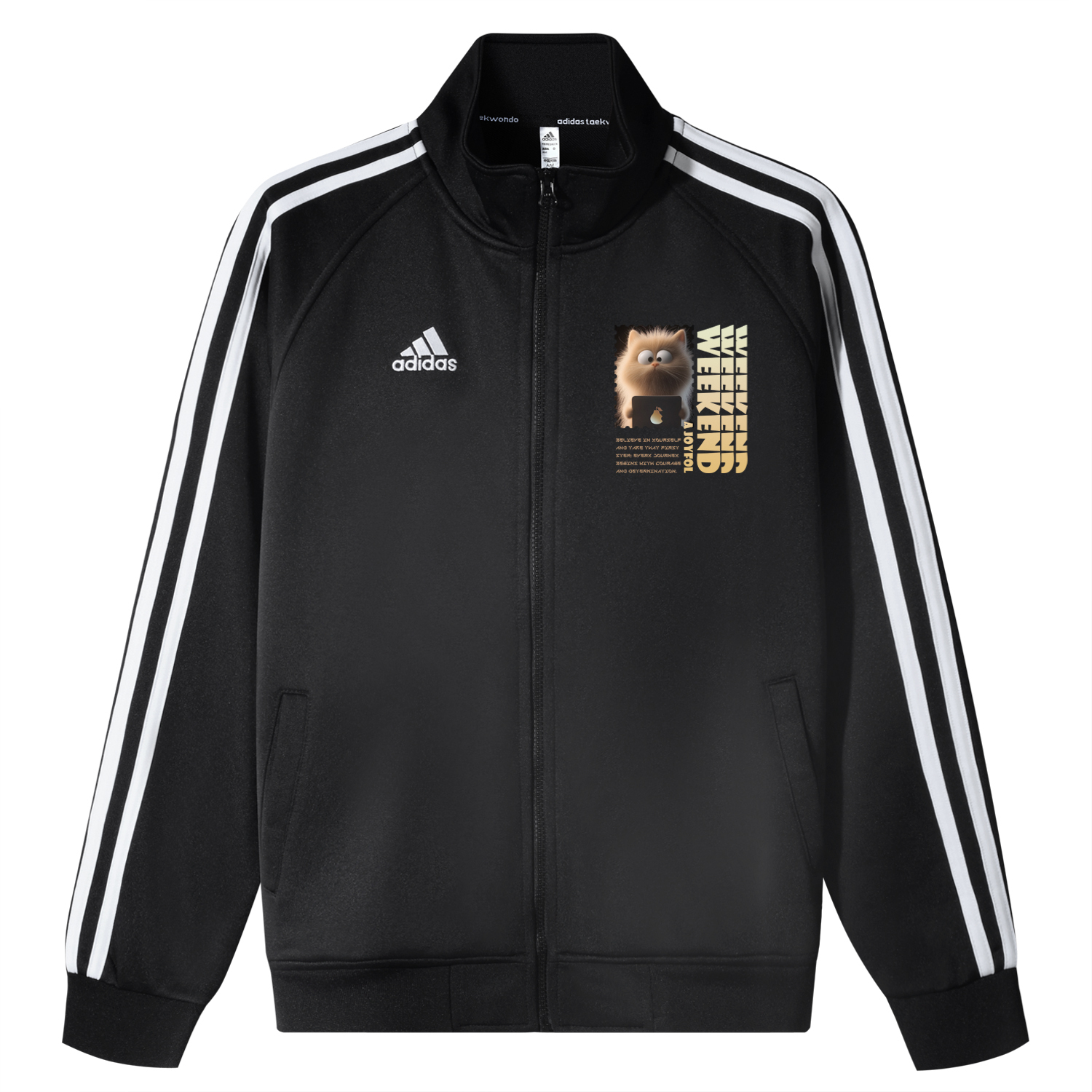 Adidas Унисекс куртка 3-Stripes черная, Black
Adidas Унисекс куртка 3-Stripes черная, Black