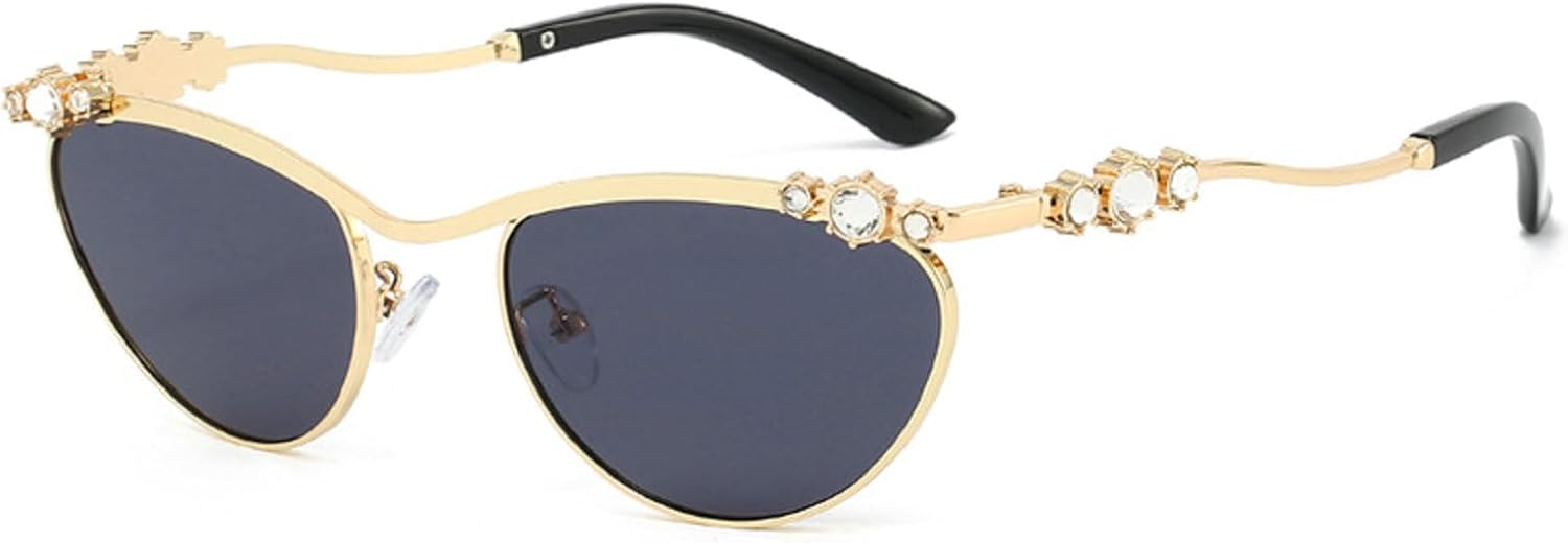 Солнцезащитные очки «кошачий глаз» с кристальными блестками для женщин, винтажный стиль, роскошные солнцезащитные очки со стразами, женские солнцезащитные очки mincl, Gold Black
Солнцезащитные очки «кошачий глаз» с кристальными блестками для женщин, винтажный стиль, роскошные солнцезащитные очки со стразами, женские солнцезащитные очки mincl, Gold Black