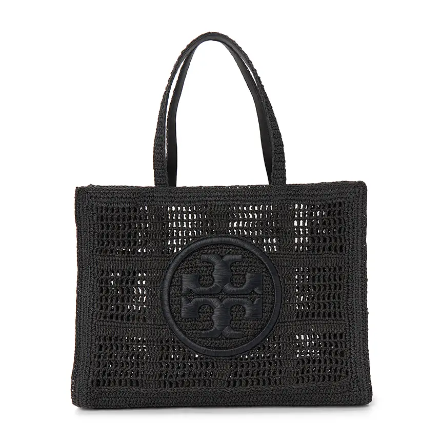 TORY BURCH Сумка женская большая черная с отделкой из искусственной кожи и рафии
TORY BURCH Сумка женская большая черная с отделкой из искусственной кожи и рафии
