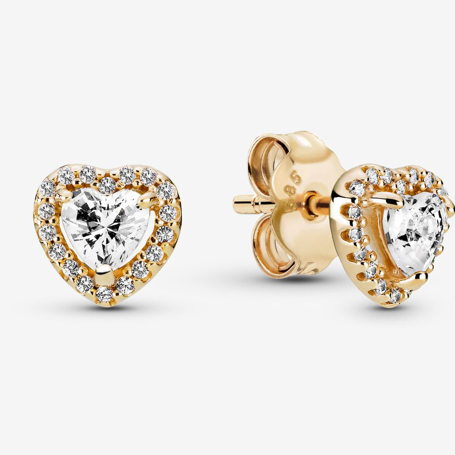 Серьги-гвоздики Pandora Elevated Heart, золото
Серьги-гвоздики Pandora Elevated Heart, золото