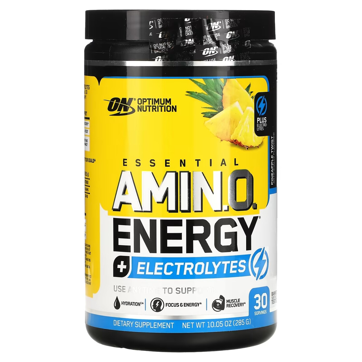 Добавка Optimum Nutrition ESSENTIAL AMIN.O. ENERGY + ELECTROLYTES, ананасовый твист, 285 г 
Добавка Optimum Nutrition ESSENTIAL AMIN.O. ENERGY + ELECTROLYTES, ананасовый твист, 285 г