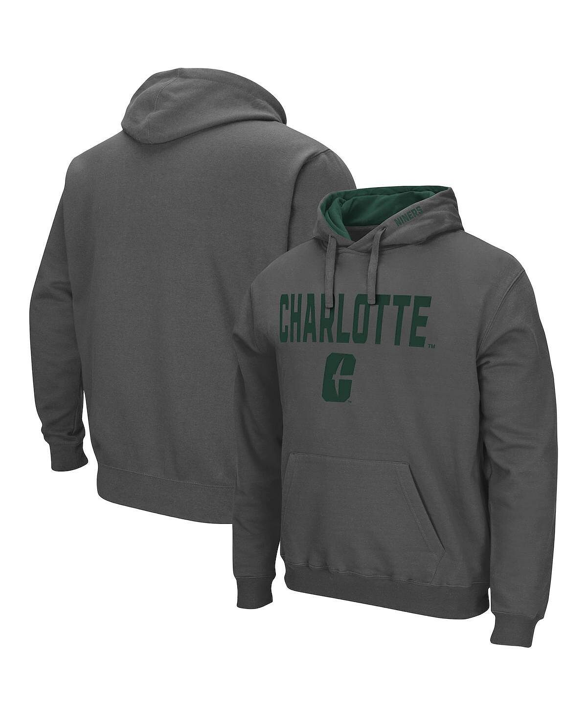 Мужская темно-серая толстовка с капюшоном charlotte 49ers arch и логотипом Colosseum, мульти
Мужская темно-серая толстовка с капюшоном charlotte 49ers arch и логотипом Colosseum, мульти