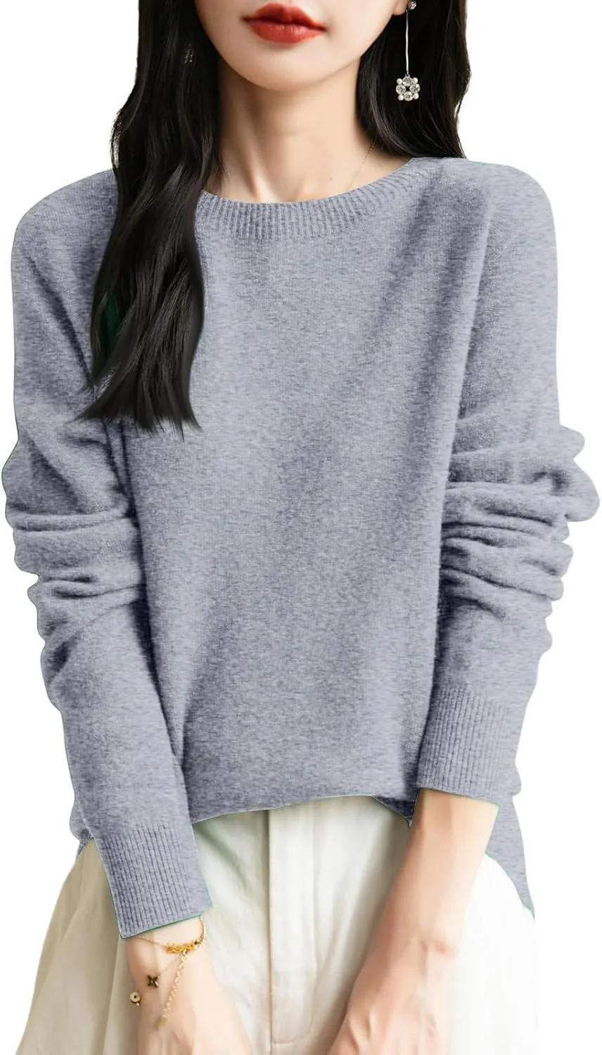 Свитер для женщин оверсайз с длинным рукавом AAZJSS
Свитер для женщин оверсайз с длинным рукавом AAZJSS