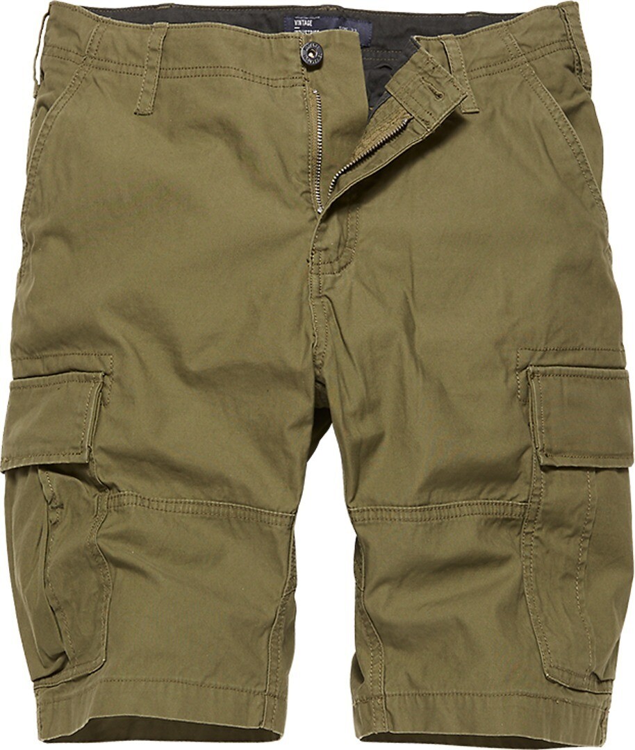 Шорты Vintage Industries Kirby, оливковые 
Шорты Vintage Industries Kirby, оливковые