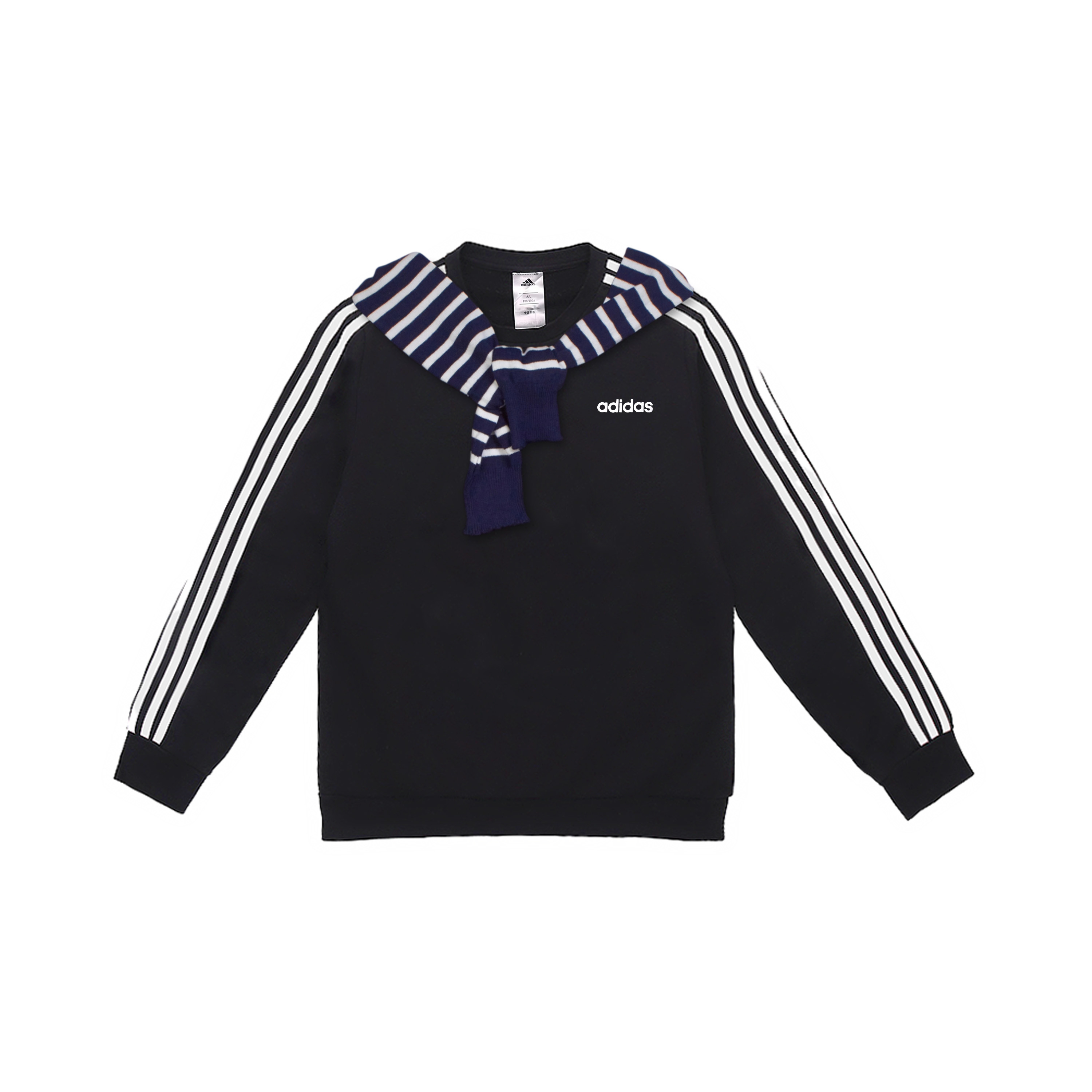 Свитшот мужской с 3 полосками Adidas, черный
Свитшот мужской с 3 полосками Adidas, черный