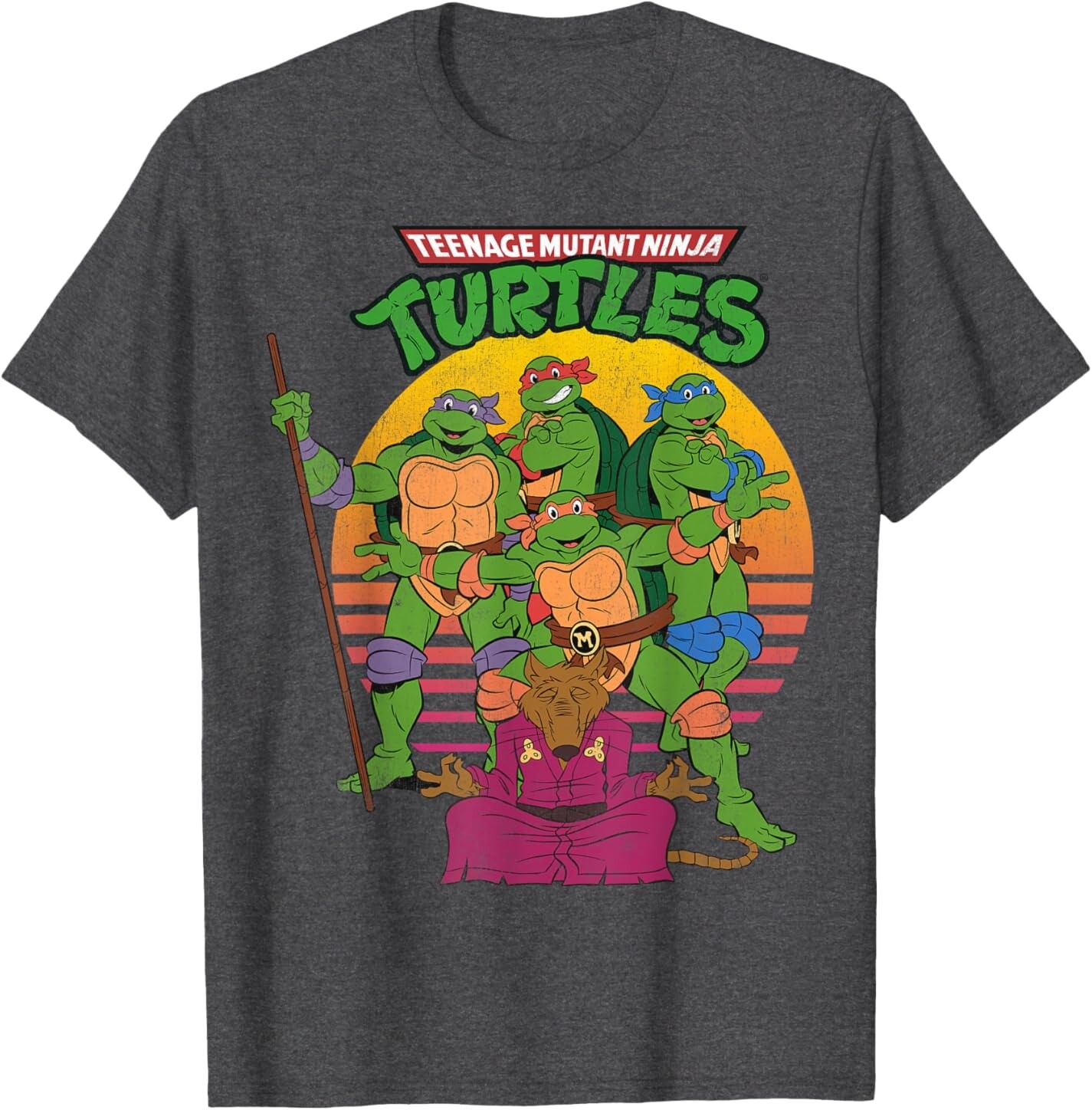 Мужская футболка Teenage Mutant Ninja Turtles Retro Sun Group, темно-серый вереск
Мужская футболка Teenage Mutant Ninja Turtles Retro Sun Group, темно-серый вереск