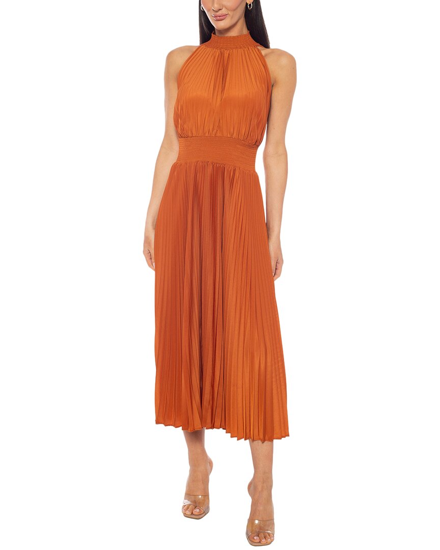 Плиссированное платье миди MARINA, коричневый
Плиссированное платье миди MARINA, коричневый