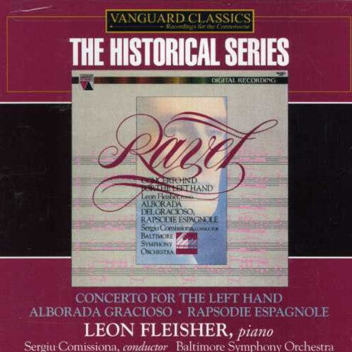 CD диск Ravel / Fleischer / Comissiona / Baltimore So: Concerto for the Left Hand / Alborada Del Gracioso
CD диск Ravel / Fleischer / Comissiona / Baltimore So: Concerto for the Left Hand / Alborada Del Gracioso