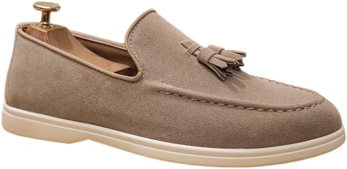 Мужские кожаные лоферы Hhhchpm, мокасины без шнурков из замши, элегантная обувь, легкие и дышащие стильные мужские лоферы, Sand Color
Мужские кожаные лоферы Hhhchpm, мокасины без шнурков из замши, элегантная обувь, легкие и дышащие стильные мужские лоферы, Sand Color