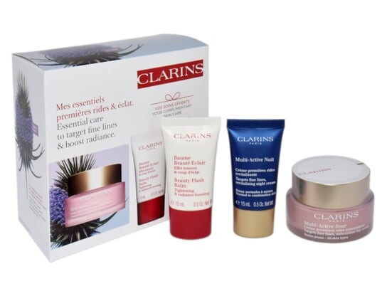 Подарочный набор уходовой косметики, 3 шт. Clarins
Подарочный набор уходовой косметики, 3 шт. Clarins