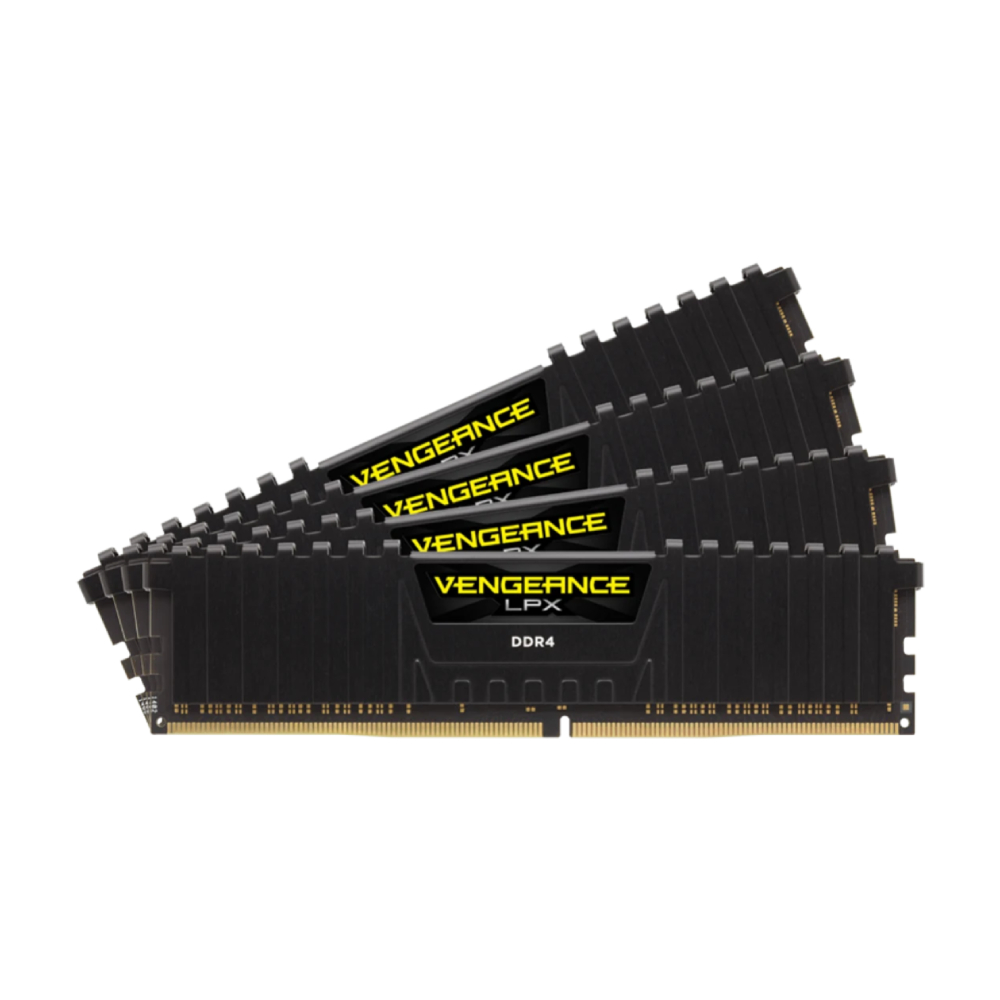 Оперативная память Corsair Vengeance LPX, 32 ГБ DDR4 (4x8 ГБ), 2666 МГц, CL16, CMK32GX4M4A2666C16, черный
Оперативная память Corsair Vengeance LPX, 32 ГБ DDR4 (4x8 ГБ), 2666 МГц, CL16, CMK32GX4M4A2666C16, черный