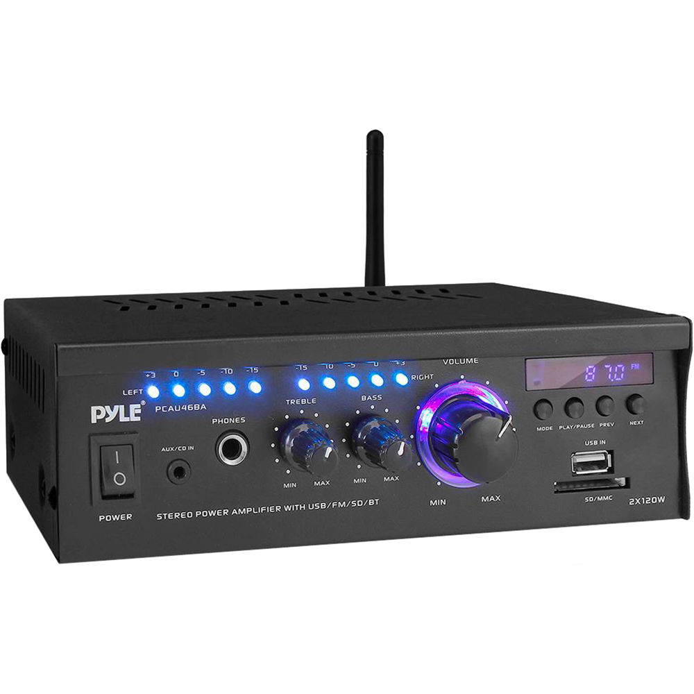 Ресивер Pyle Pro PCAU46BA Stereo Audio Receiver with Bluetooth PCAU46BA
Ресивер Pyle Pro PCAU46BA Stereo Audio Receiver with Bluetooth PCAU46BA