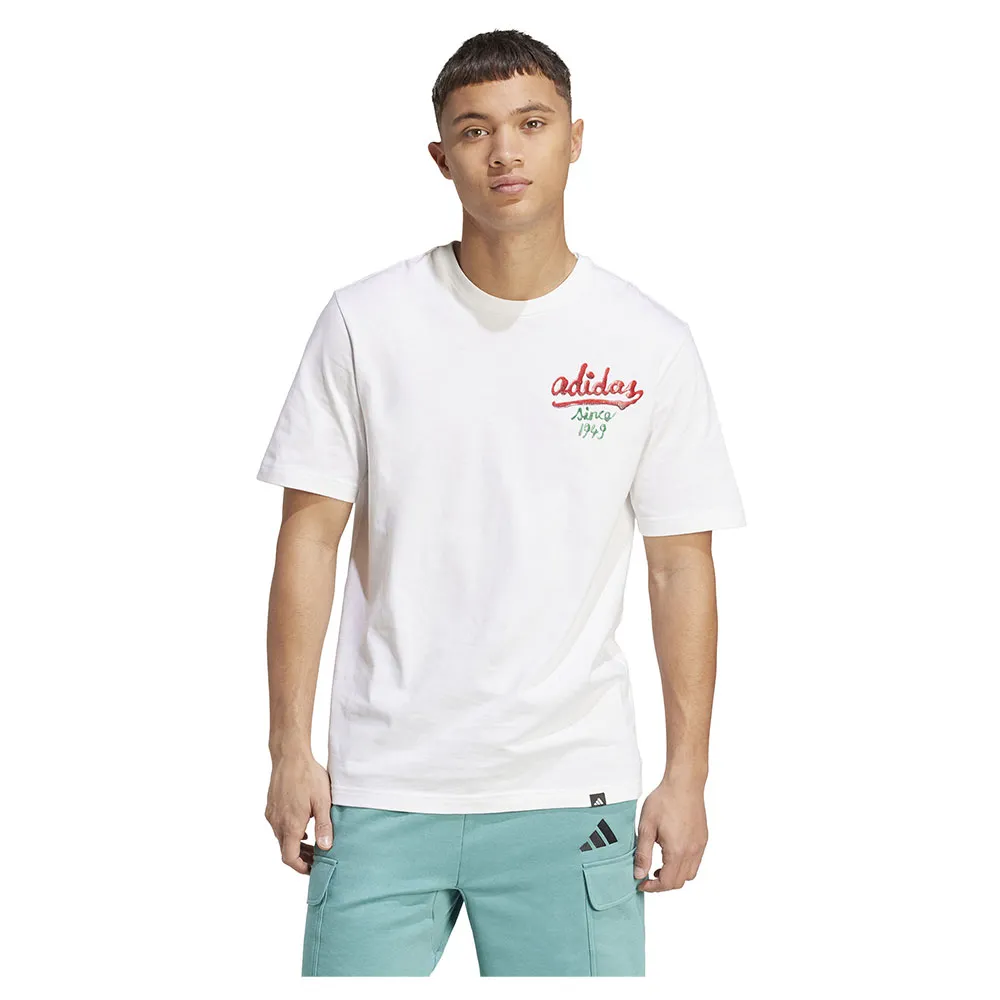 Футболка с коротким рукавом adidas Food Sauce Graphic, белый 
Футболка с коротким рукавом adidas Food Sauce Graphic, белый