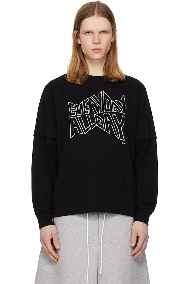 Футболка с длинными рукавами с принтом «Geoff sacai», черный
Футболка с длинными рукавами с принтом «Geoff sacai», черный