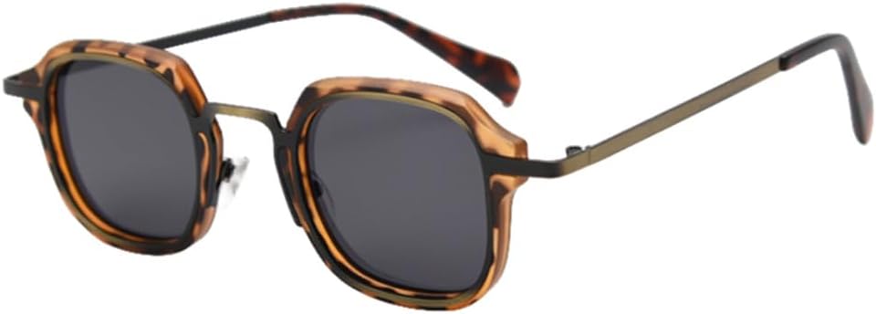 LVTFCO Женские винтажные солнцезащитные очки, поляризованные, мужские ретро летние солнцезащитные очки для женщин в стиле панк, металлические, UV400, Leopard With Black
LVTFCO Женские винтажные солнцезащитные очки, поляризованные, мужские ретро летние солнцезащитные очки для женщин в стиле панк, металлические, UV400, Leopard With Black