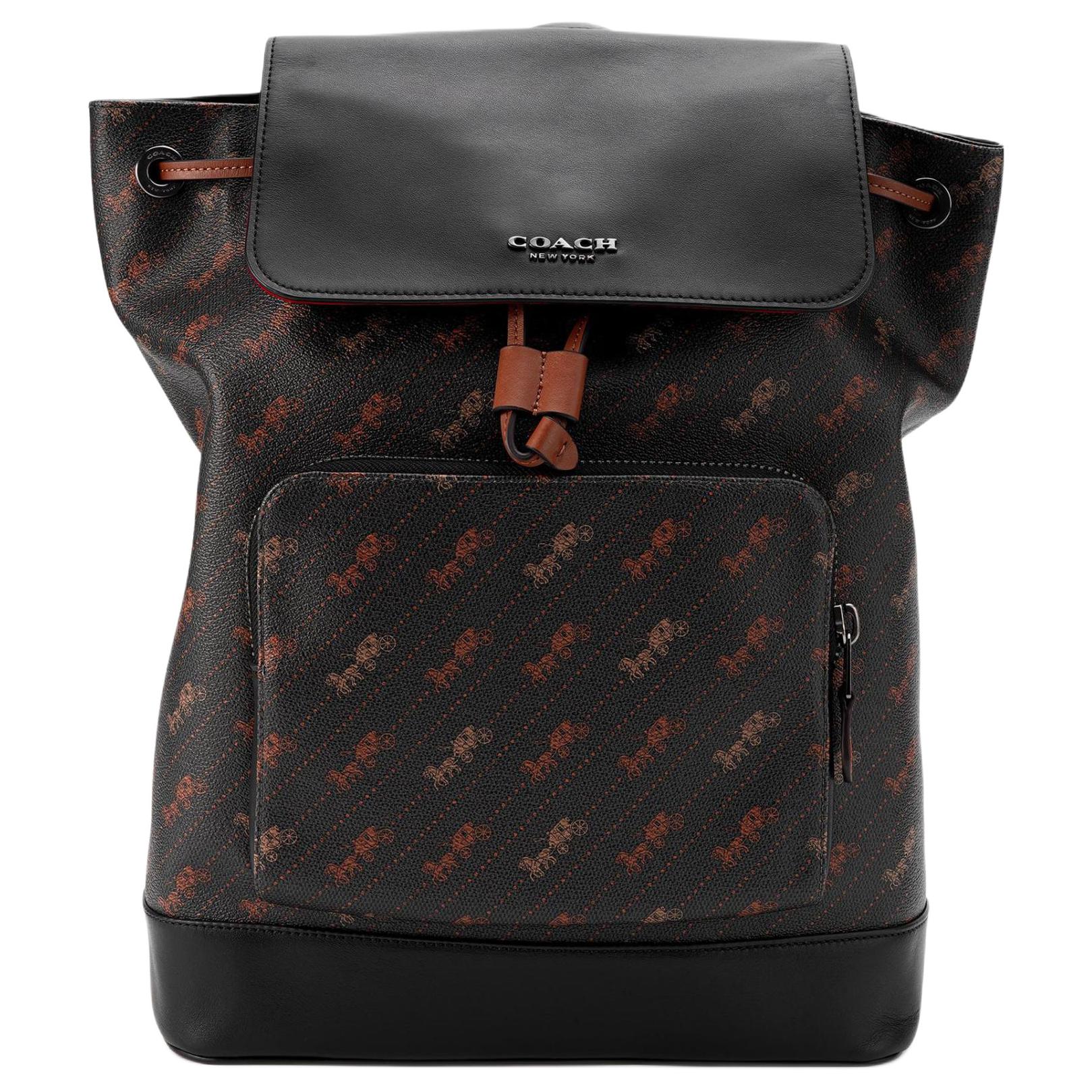 COACH Кожаный рюкзак Тернер Туб мужской коричневый черный
COACH Кожаный рюкзак Тернер Туб мужской коричневый черный