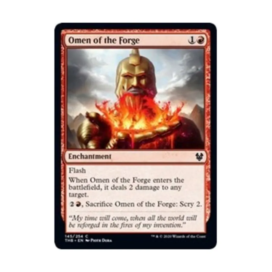 CCG Знамение кузницы (клавиша C), MTG - Theros Beyond Death
CCG Знамение кузницы (клавиша C), MTG - Theros Beyond Death