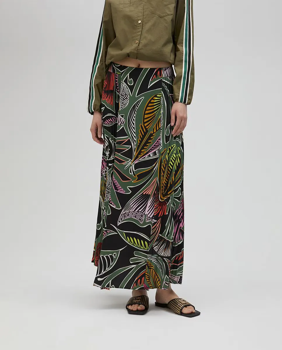 Юбка плиссированная с цветочным узором Lola Casademunt, черный
Юбка плиссированная с цветочным узором Lola Casademunt, черный