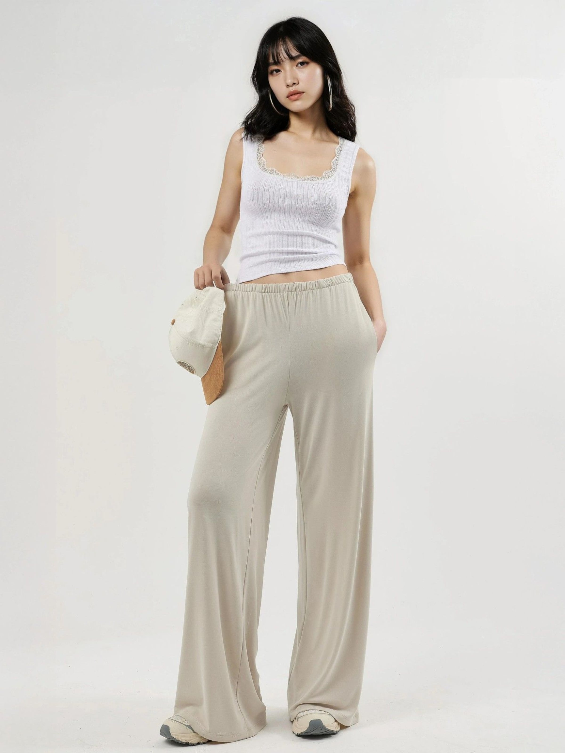 Busem Широкие брюки в бежевом цвете
Busem Широкие брюки в бежевом цвете