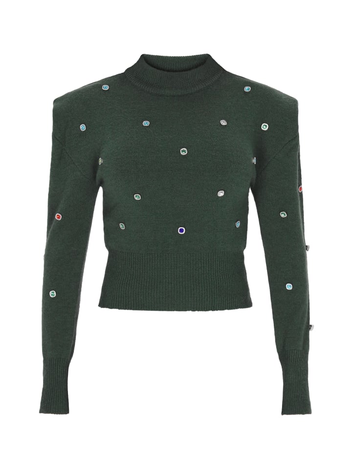 Пуловер faina Pullover, темно-зеленый
Пуловер faina Pullover, темно-зеленый